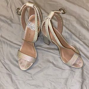 steve madden iridescent heels